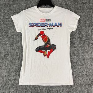 Spider-Man Shirt Womens Extra Large‎ White "No Way Home" Marvel Studios Avengers